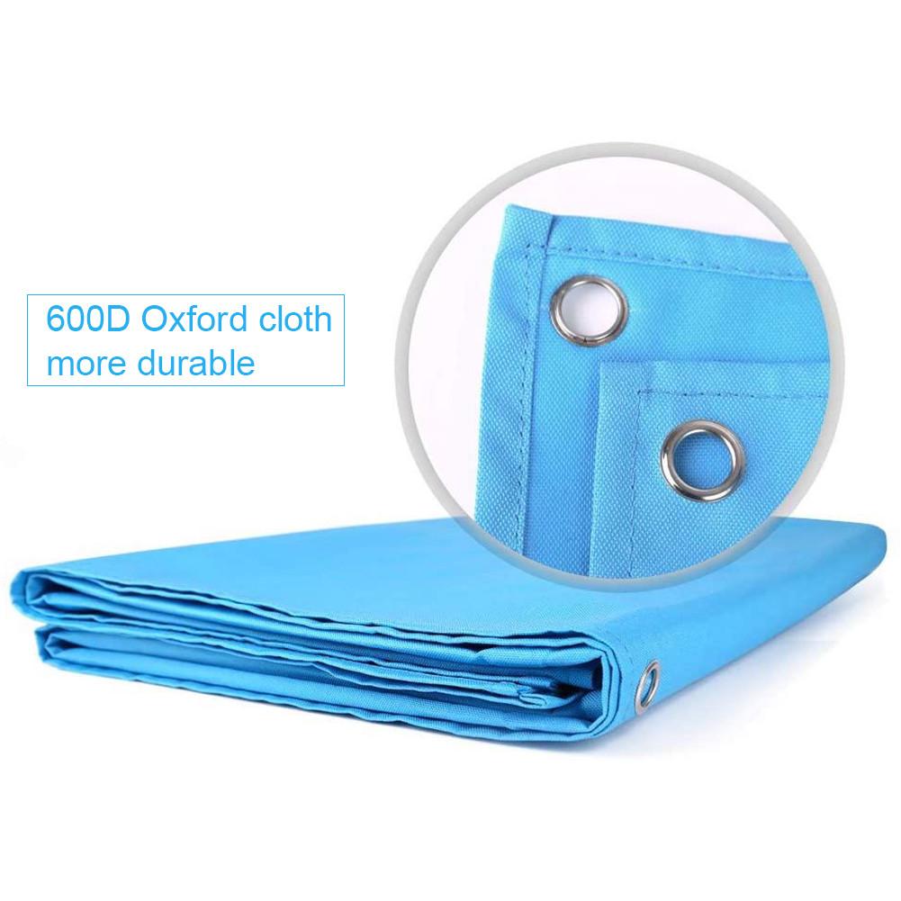 Wasserdichte obere abdeckung baldachin Ersatz für garten terrasse hof baldachin Anti-uv-markise sonnenschutz stoffabdeckung rüsche