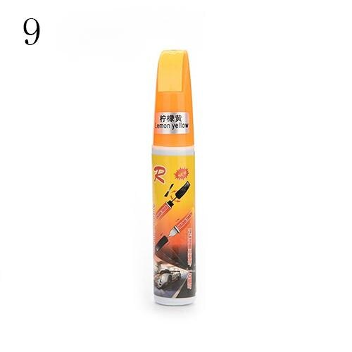12Ml Auto Kras Reparatie Fix It Pro Auto Verf Pen Professionele Auto-Styling Scratch Remover Magic Onderhoud Verf zorg: YELLOW