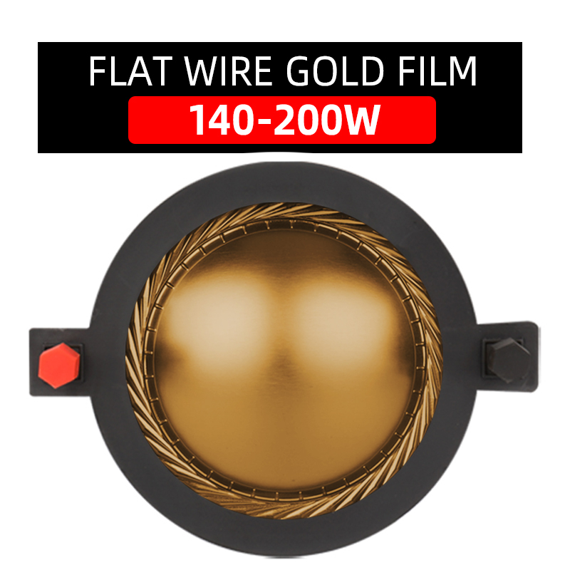 74.5- kjerners diskant-talespole 100-500w- lydhøyttaler titanfilm blåfilm komposittfilm 75.5mm diskantmembran: Brun
