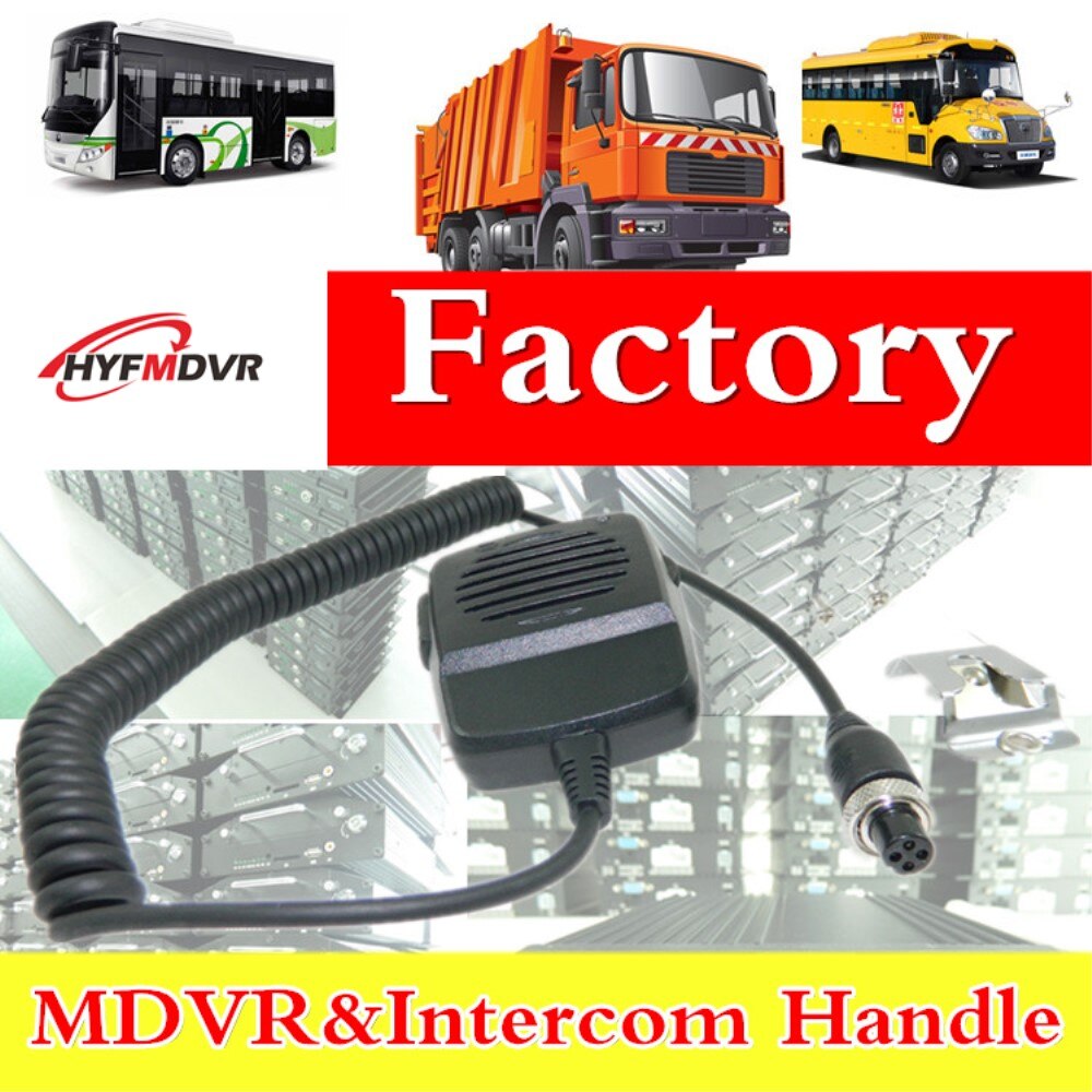 Fabriksdirekt fordonsövervakning intercom-handtag jag hörde talas om fjärrstyrd mdvr-samtalskontroll nu släppt