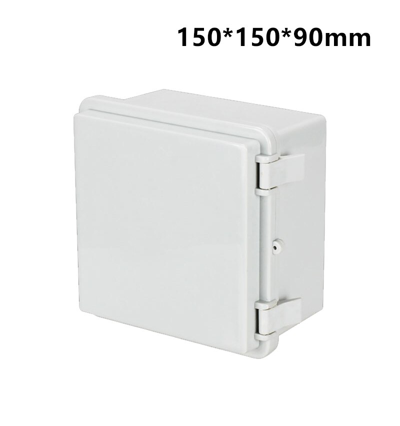 ABS Waterproof Plastic Enclosure With Hasp Electrical Distribution Box Electrical Junction Box Outdoor Sealed Switch Power Case: 150-150-90-N