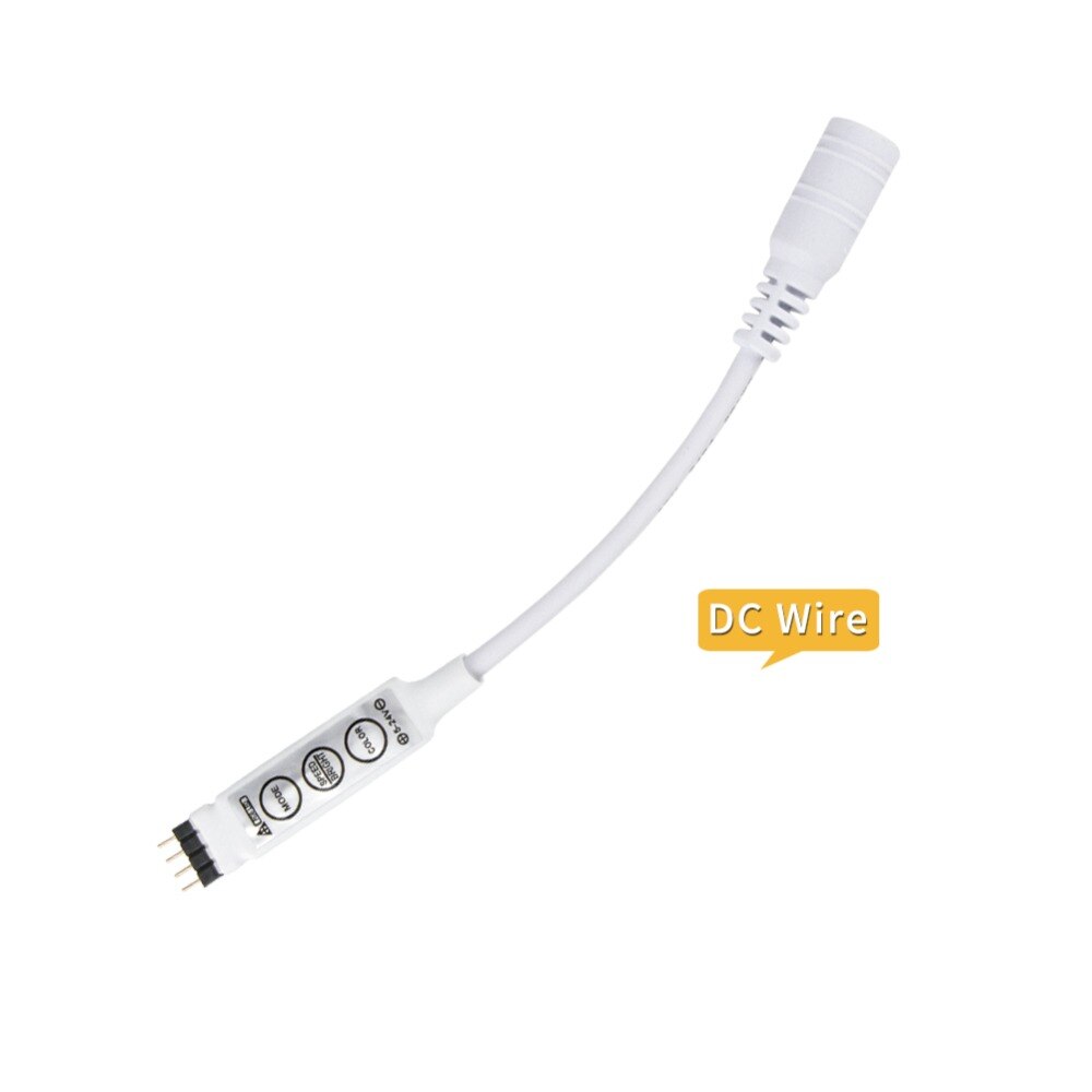 Led rgb controller  dc12v mini 3 dimmer til rgb 3528 5050 led strip chave led rgb controller til rgb led strip