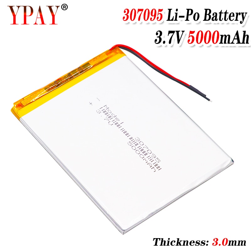5000 Mah Li-Ion 307095 Inch Tablet Pc Icoo Bateria 3.7V Lithium-Ion Polymeer Batterij