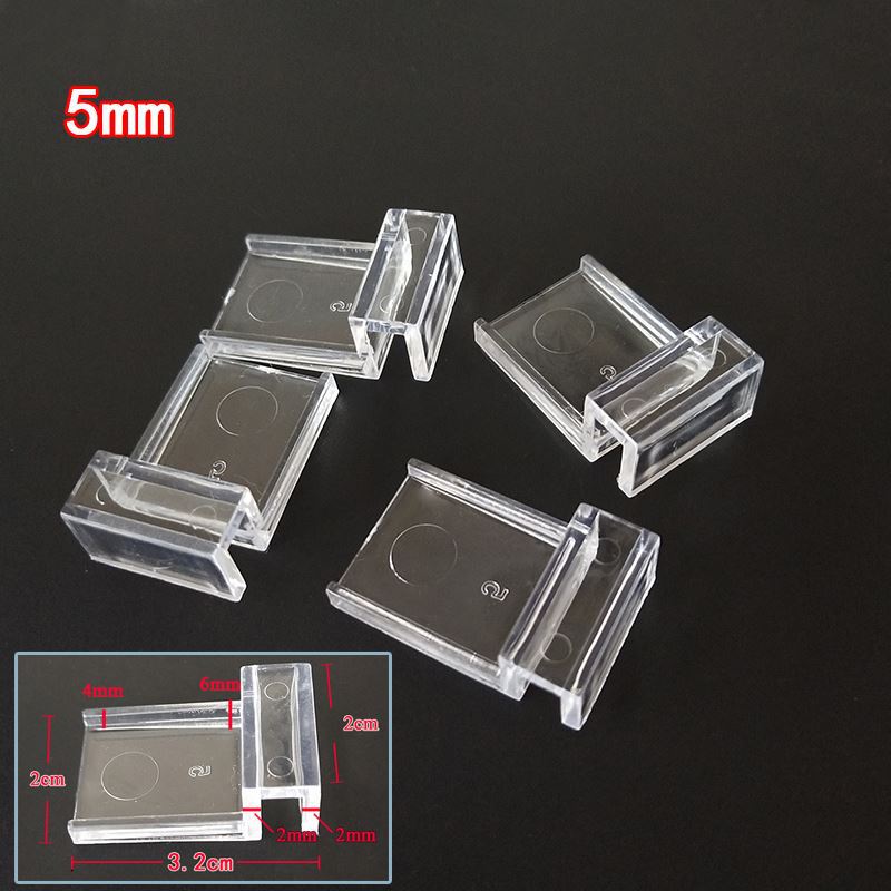 5/6/8/10/12Mm Acryl Clips Glas Deksel Aquarium Ondersteuning Houders Beugel aquarium Accessoires