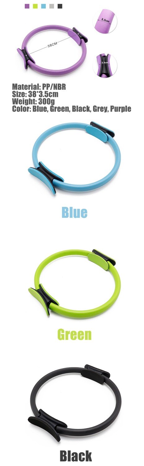 Yoga Pilates Ring Magie wickeln Abnehmen Karosserie Gebäude Ausbildung schwer Pflicht PP + NBR Material Yoga Kreis 5 farben