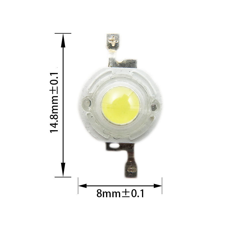 10PCS 1W 3W 5W 10W Small Light Emitting Element Diode LED Light Bead Bright White Warm Lighting Red Yellow Green Blue Light