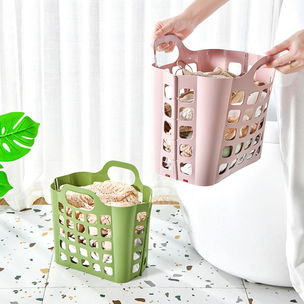 Wall Mounted Laundry Basket PP Clothes Bin Folding Clothes Basket Wall Hanging Laundry Hamper cesto ropa sucia корзина для белья