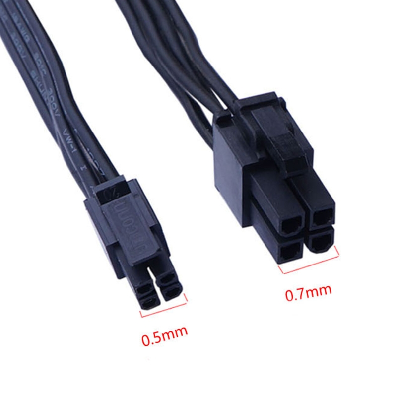 45cm/17.71in 4 Pin SATA Cable Male to Female 15 Pin Serial SATA Data Power Combo