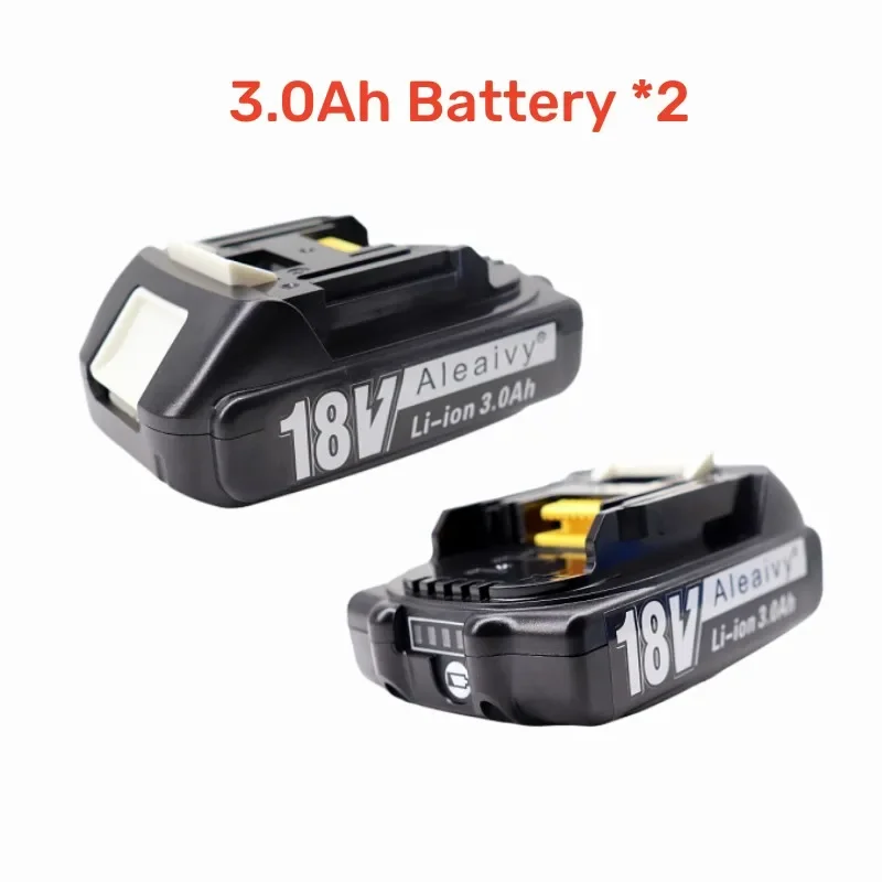 [BL1830 9.0Ah] Batería de iones de litio de repuesto de 18 V Compatible con batería Makita de 18 voltios BL1860 BL1840 BL1850 herramientas eléctricas inalámbricas: Morado