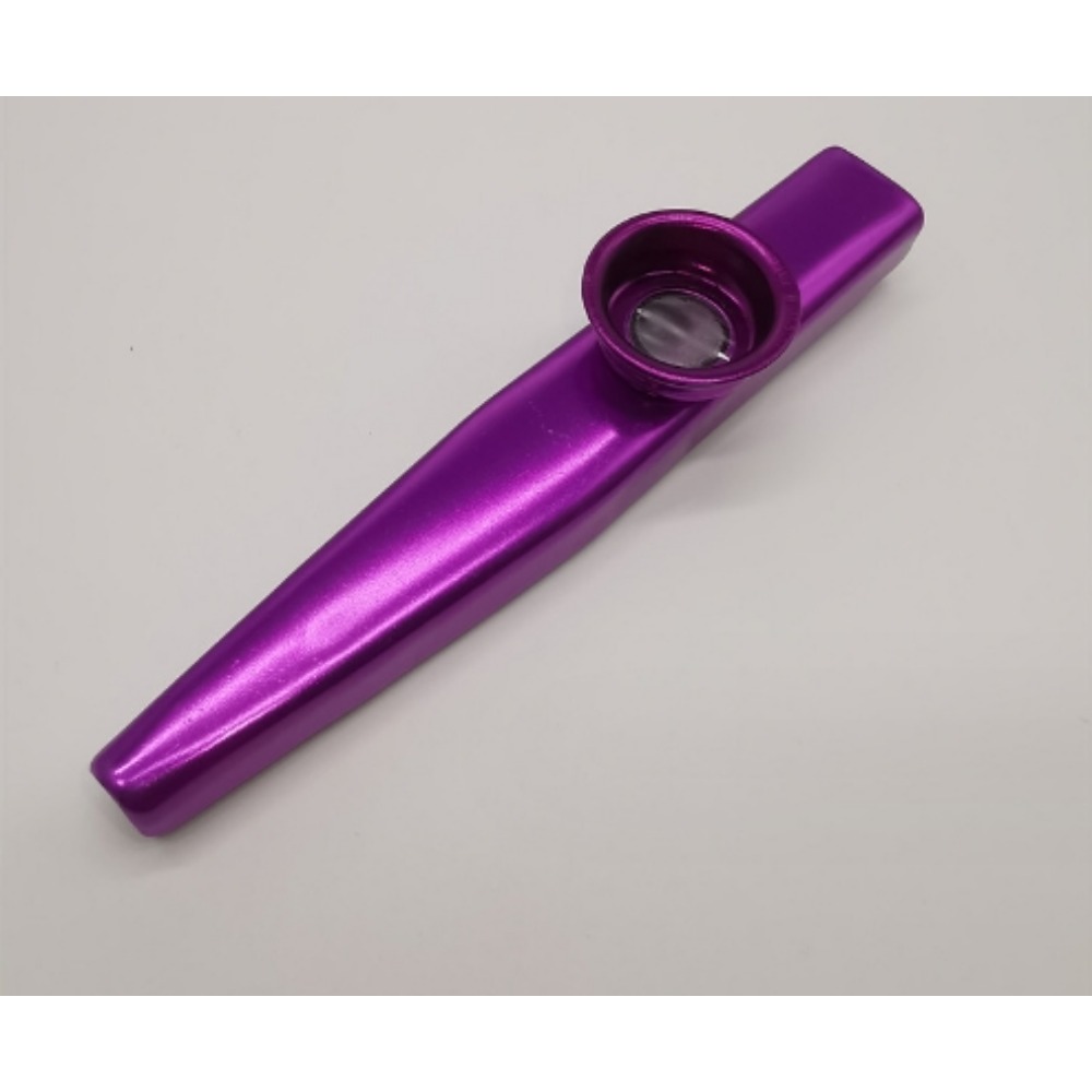 Simple léger Kazoo alliage d'aluminium métal pour Instrument de guitare amateurs de musique Instrument Instrument de musique strumenti: Fuchsia