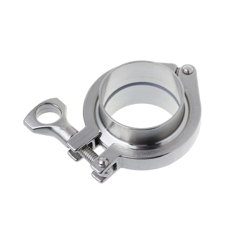 304 Stainless Steel Sanitary Clamp Quick-connect Joint Sanitary Grade Chuck Quick-fit Joint Plumbing Pipe Ring Seal Set Y4QC