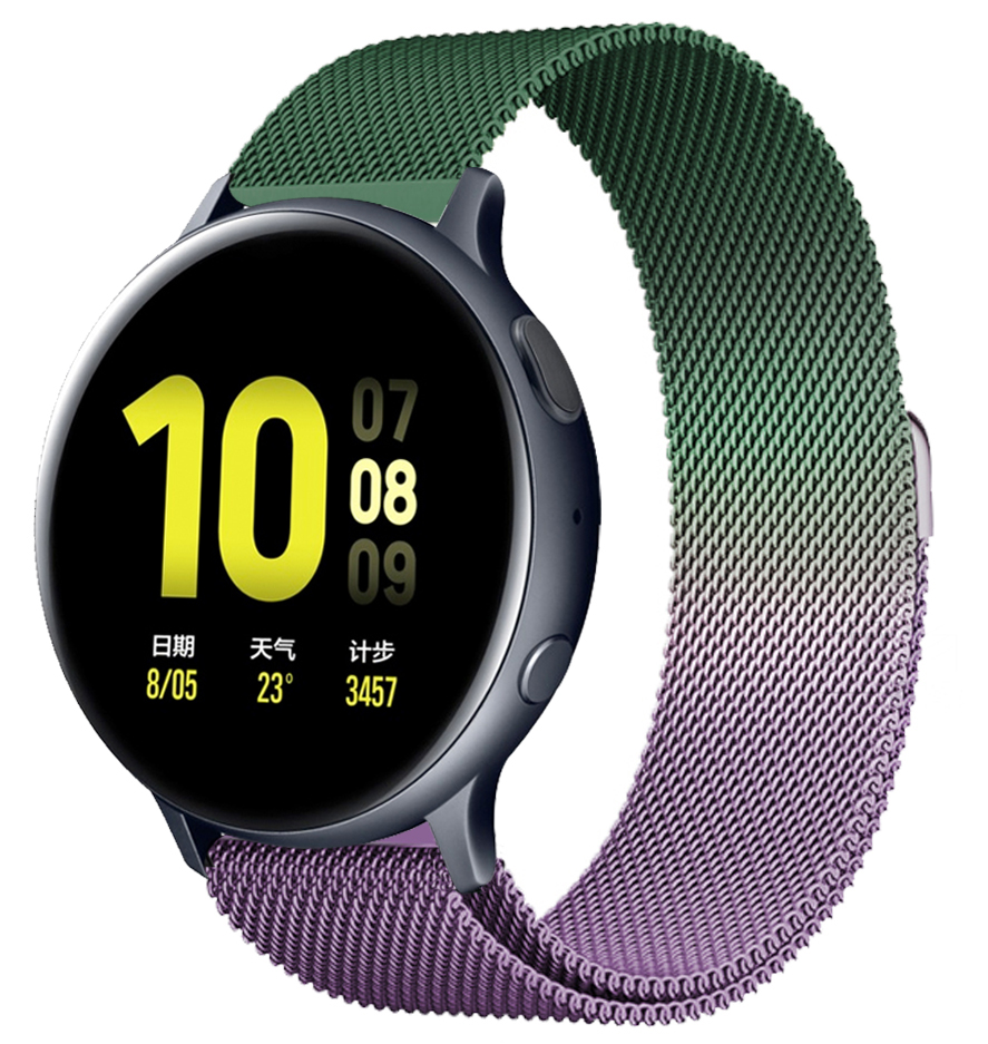 Correa de bucle milanés para garmin vivoactive 5 Denver sw360 DW reemplazo 20mm 22mm pulsera correa de reloj Amazfit MOTO Universal: Fotocromático / 13 mm