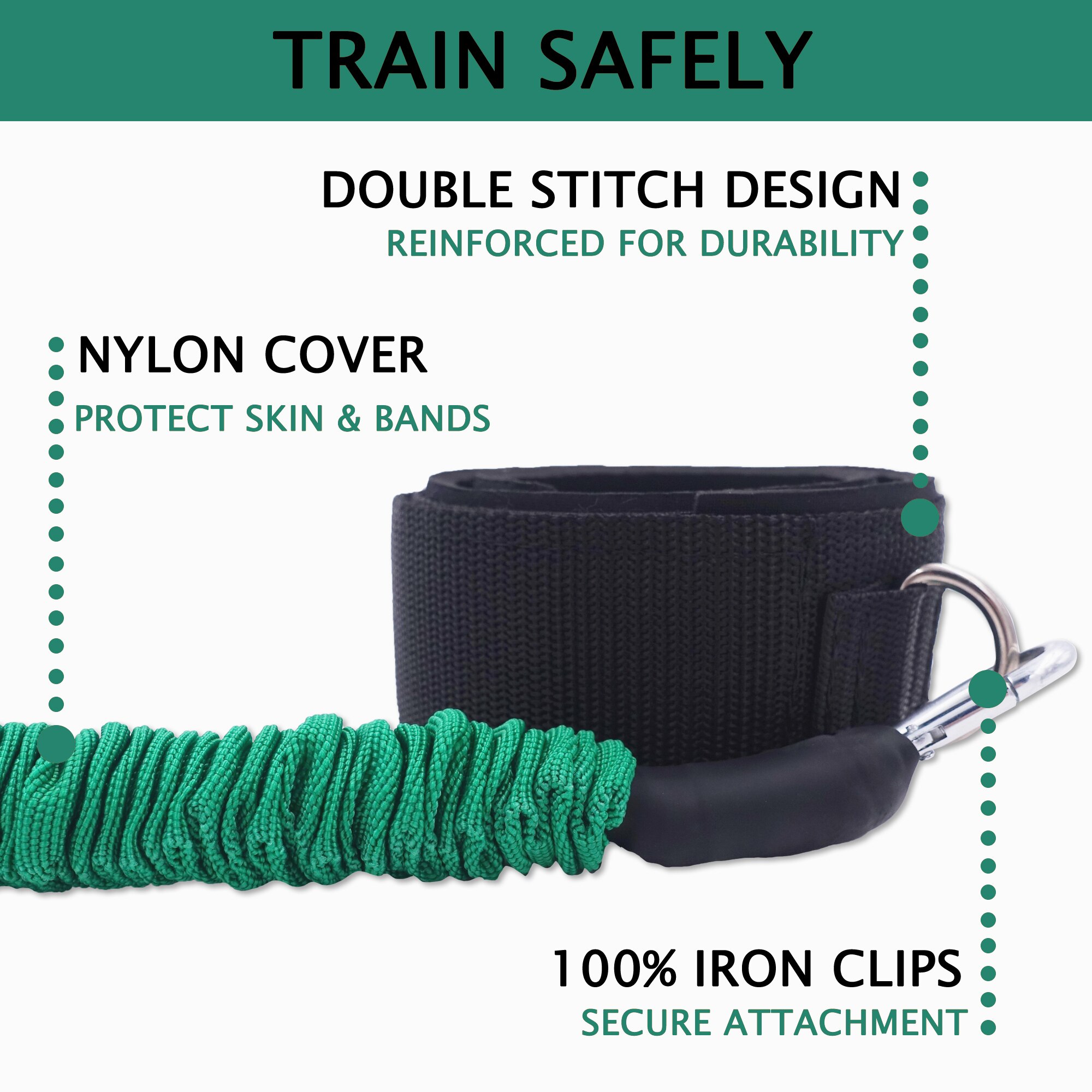 Speed and Agility Training Leg Resistance Bands Bonus Thigh Straps for Fitness Leg Strength Workout Football Running Training