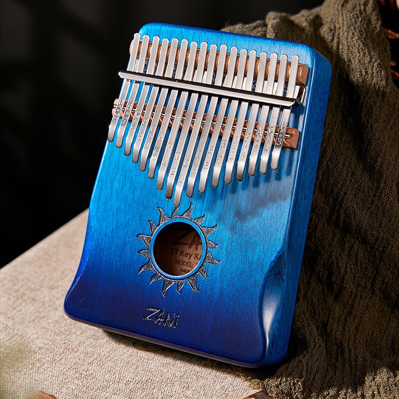 Byla Kalimba 21 Key Mahogany Thumb Piano Mbira Musical Instrument Africa Finger Piano 30key Machine 17 Key Kalimba Keys: d