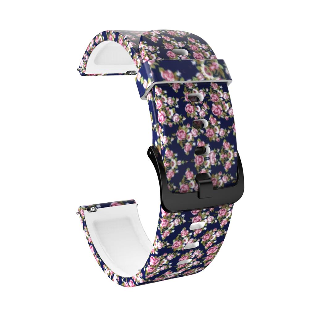 Tencloud smart urbånd til xiaomi amazfit bip s rem til huami amazfit gts/bip lite individualitet camouflage armbåndsløkke: 5