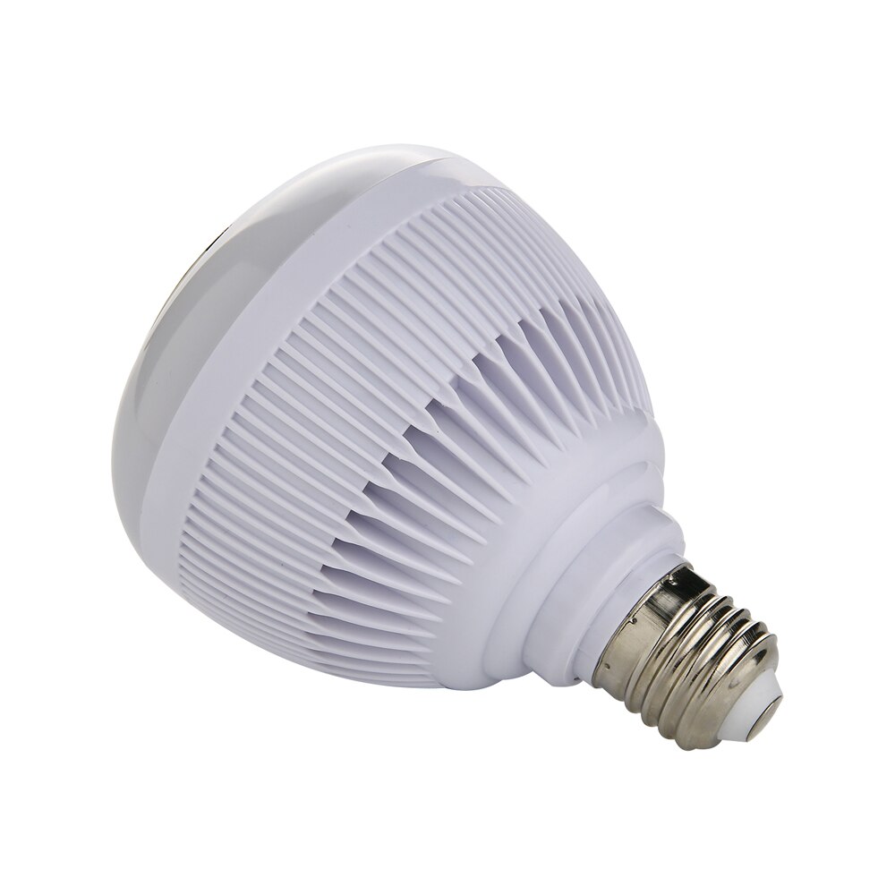 12W E27 Dimmable LED Bulb Wireless Smart Bluetooth Built-in Audio Speaker RGB+White Music Light Bulbs with Remote Control