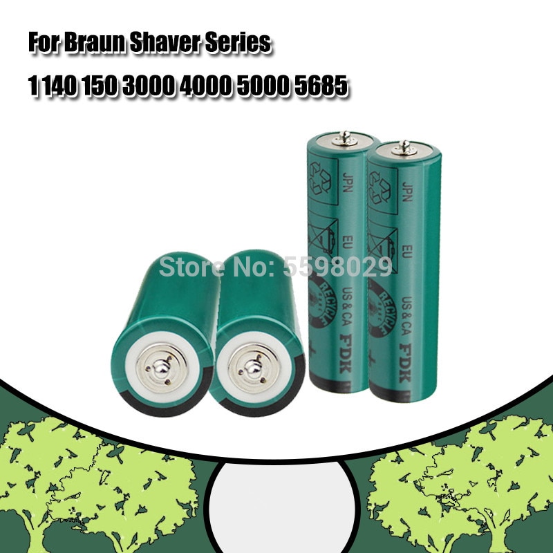 W809 Original Ni-MH rechargeable battery for Braun electric shaver series 1 140 150 3000 4000 5000 5685 For FDK AA