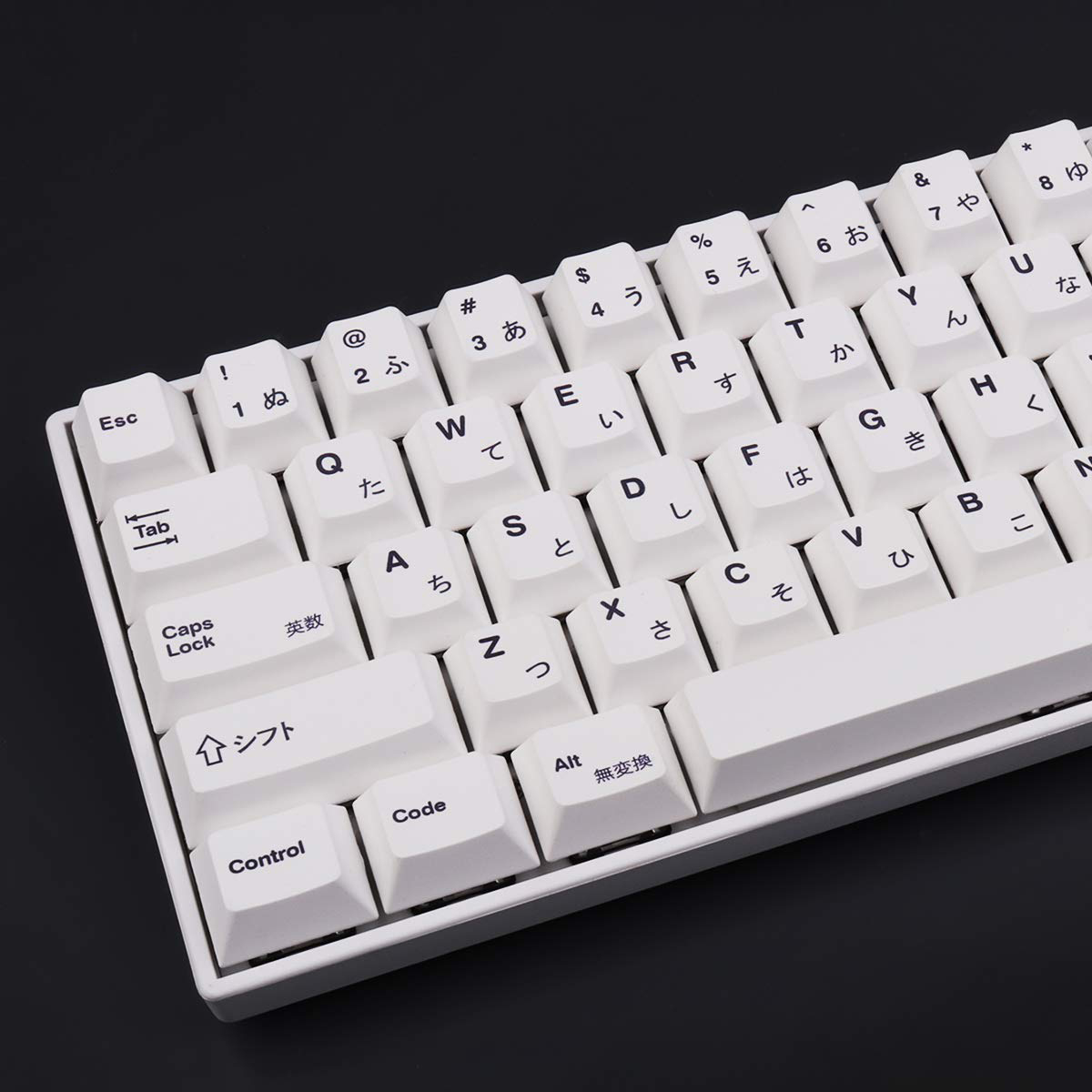 Teclas PBT Minimalistas Brancas de 135 Teclas, Perfil Cherry, DYE-Sub, Personalizadas em Inglês para Teclados Mecânicos 61/64/87