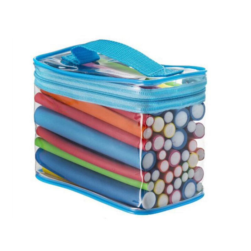 Varillas de rizos flexibles, rizador mágico, rodillo de pelo Flexible, giro, 7 tamaños de espuma, reutilizables, sin calefacción, herramienta de estilismo segura, 42 Uds.