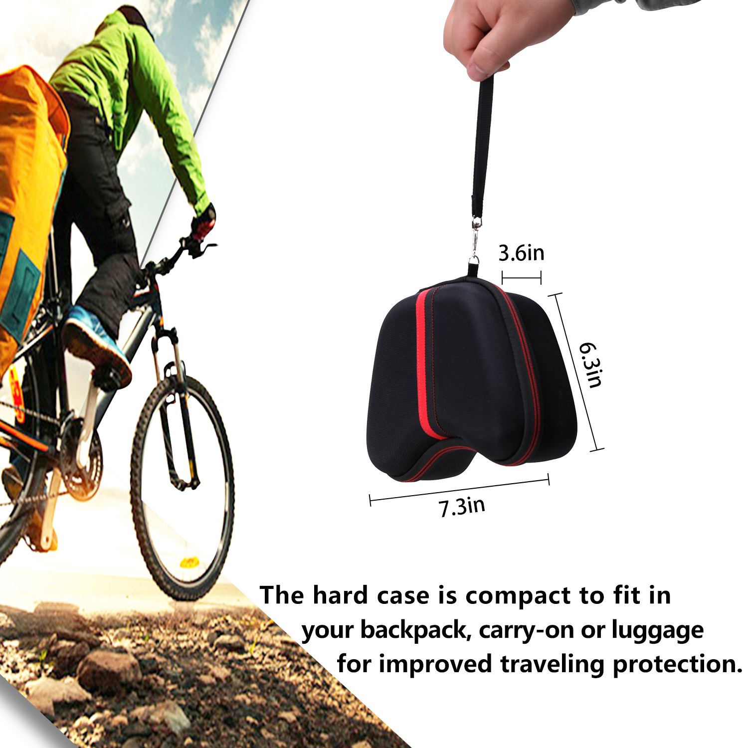 LTGEM EVA Hard Case for Razer Wolverine V2 Wired Gaming Controller