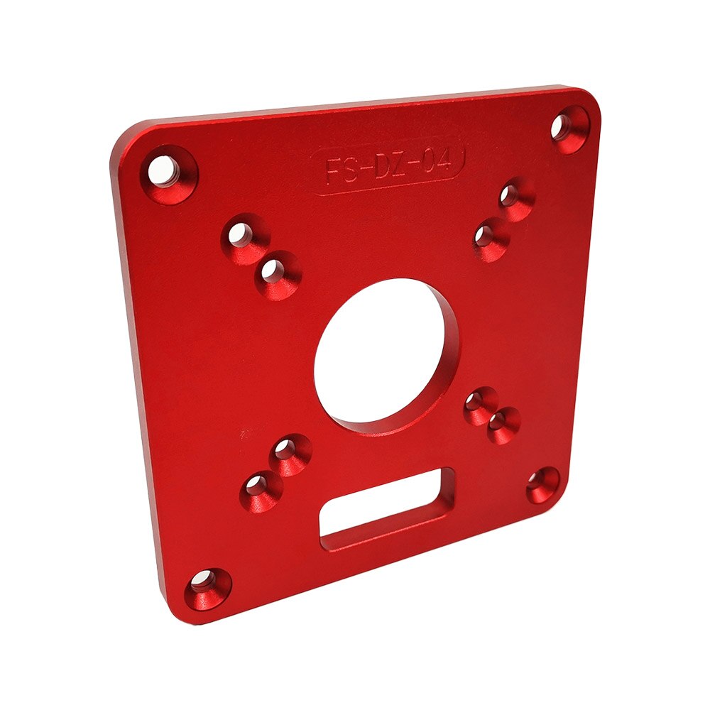 Legering overfres bord innleggsplate styrebord til fresing graveringssag maskin trebearbeidingsbenker freser bord tre vippeplate: Ruter 2