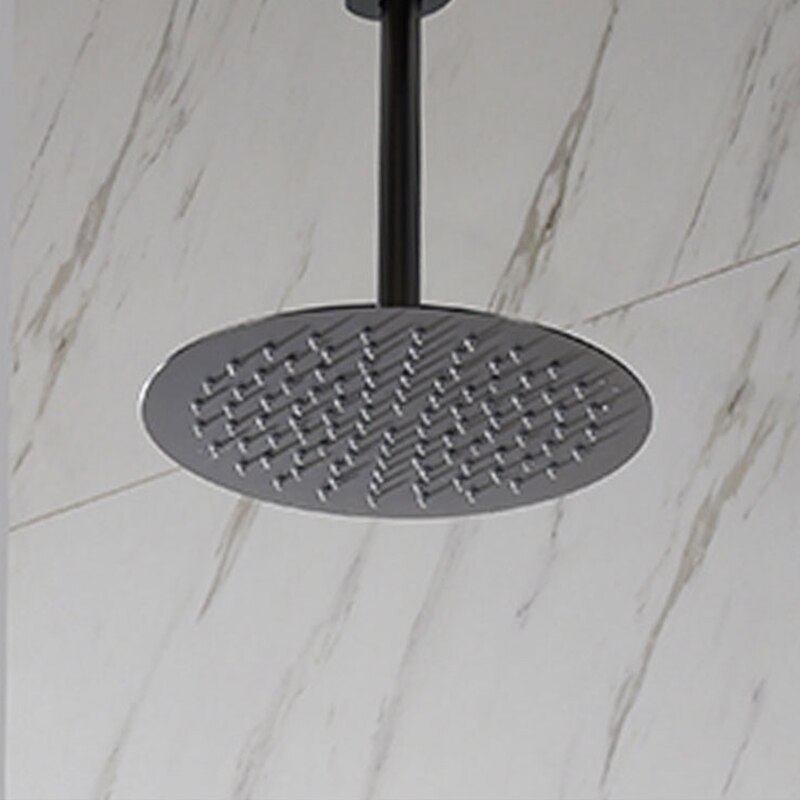 20/30/40CM Stainless Steel Shower Head Extension Arm Top Ceiling Mounted Wall Mounted Tube Rainfall Shower Head Arm for Bathroom