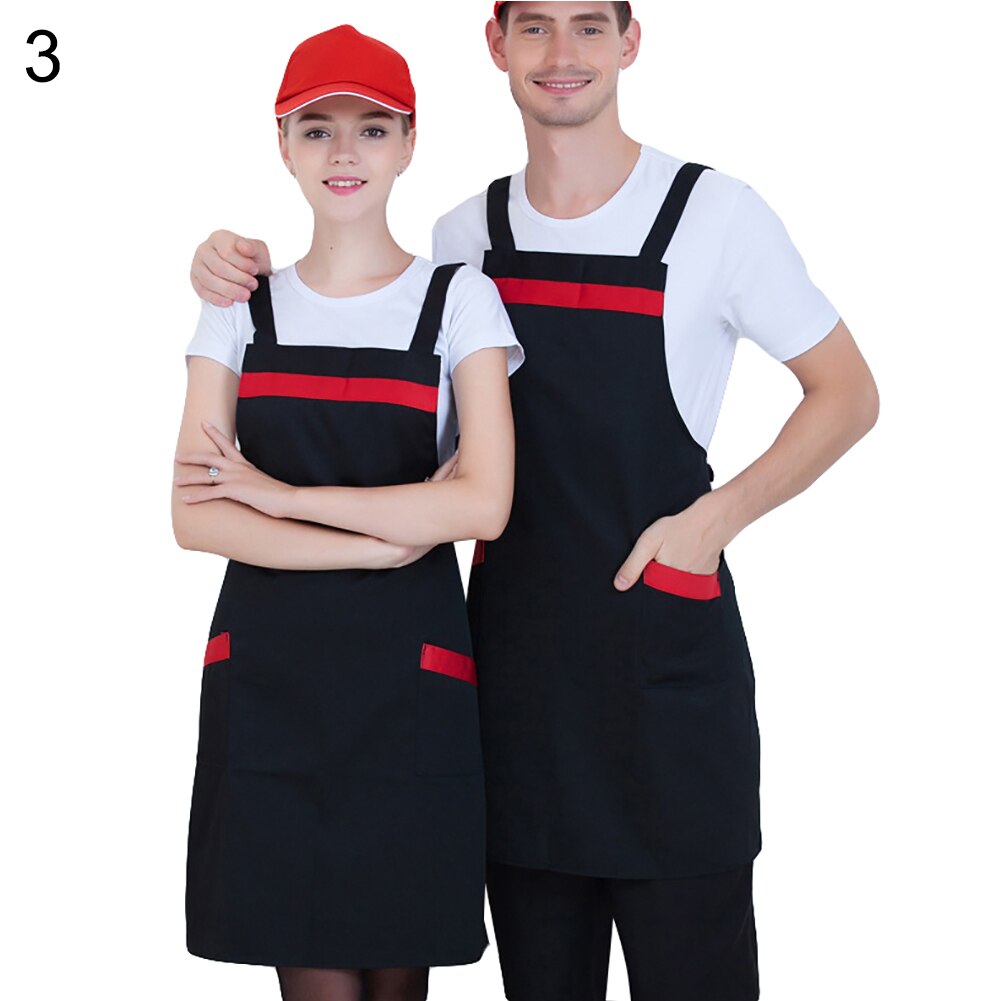Fartuchy bez rękawów fartuchy kuchenne restauracja piekarnia kwiaciarnia sklep fartuch pokrowiec fartuch kuchenny fartuch kuchenny: czarny