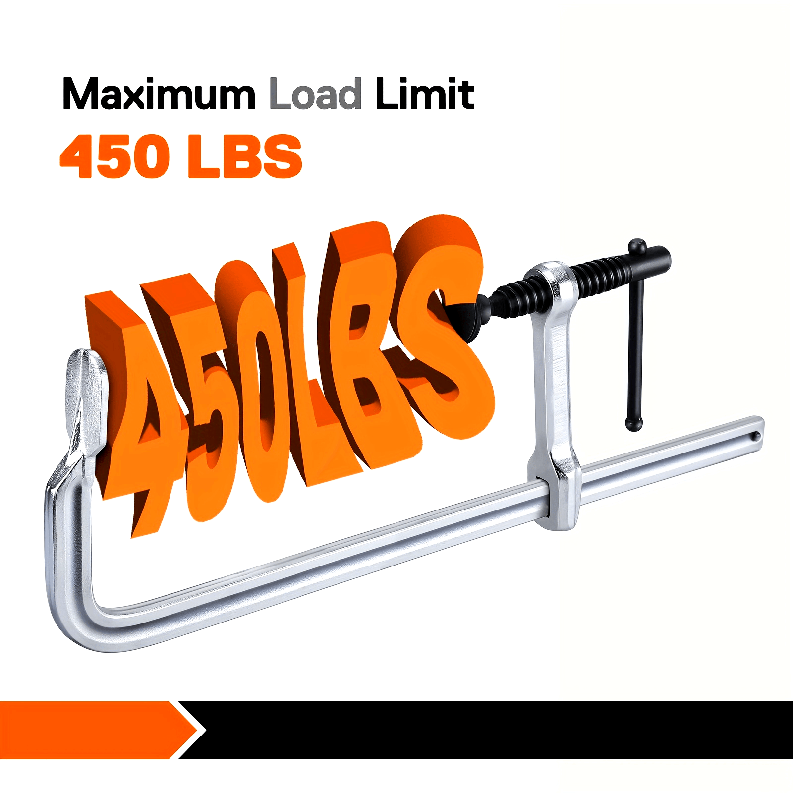 Staafklemmen, 12 inch lichte, gesmeed stalen staafklemmen voor houtbewerking en lassen, houtbewerkingsklem 2-pack