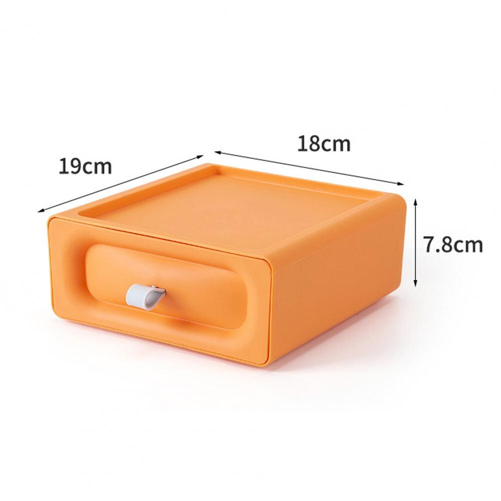 Multi Function Drawer Desktop Storage Box Large Capacity Stackable PP Multi-function Storage Cabinet for Home Supplies