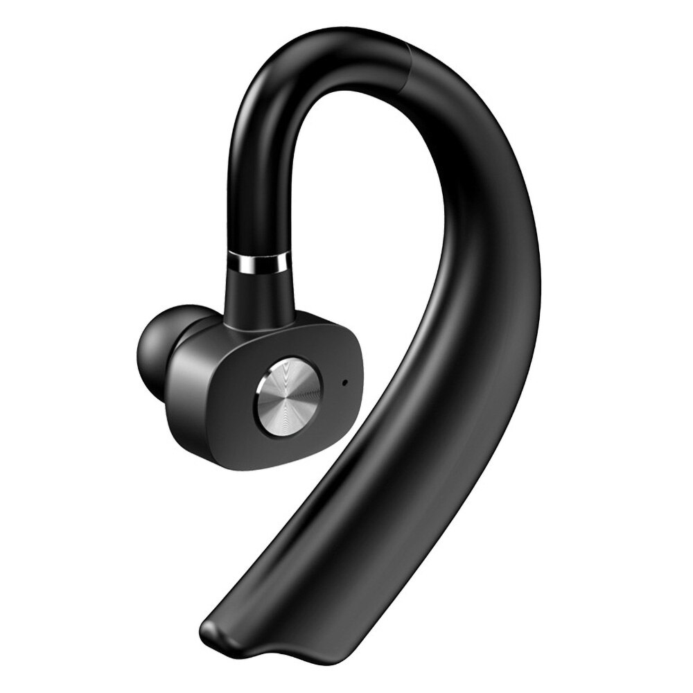 Kebidu handsfree draadloze bluetooth-oortelefoons met ruisonderdrukking, zakelijke draadloze bluetooth-headset met microfoon voor sportbestuurders: Zwart 2 in 1