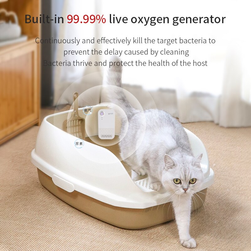 Clever Haustier Deodorizer Katze Geruch Luftreiniger für Katzen Wurf Kasten Hund Toilette Zu Hause Filterung System Geruch Eliminators