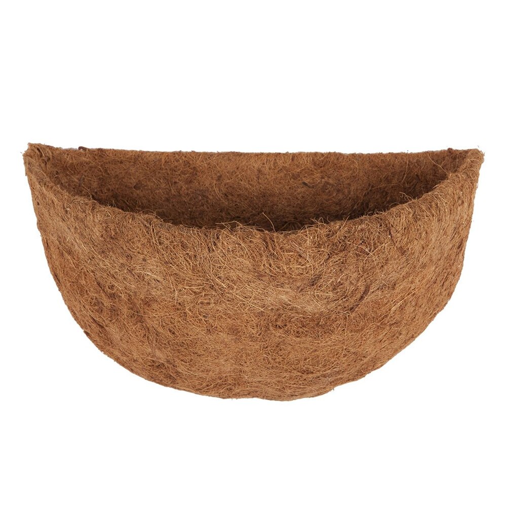 Half Round Coco Liner Half Circle Wall Planter Coco Fiber Replacement Liners For Wall Hanging Baskets: 12inch