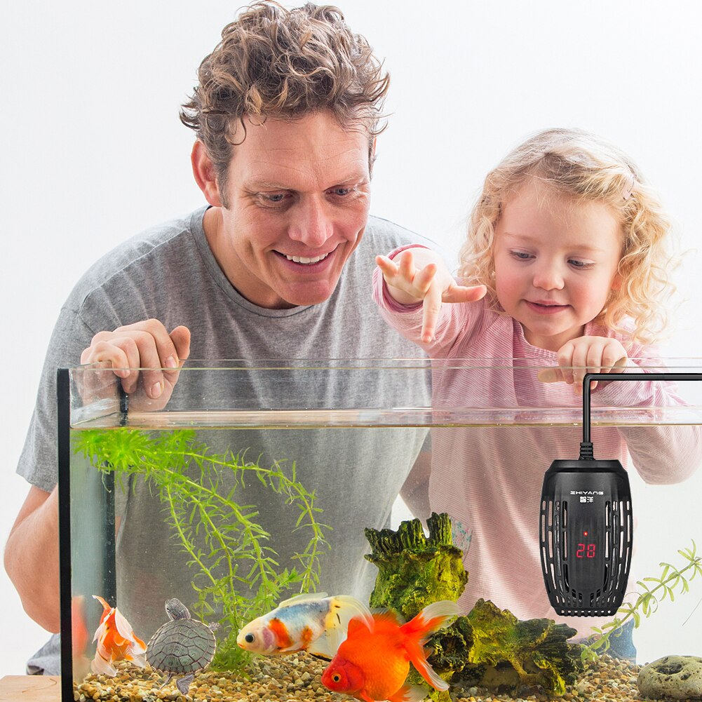 Temperature Control Heater Digital EU/US 100W Submersible Heating Aquarium Fish Tank Adjustable Rod With Auto Thermostat Water