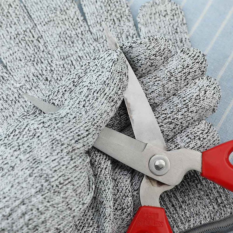 Veiligheidshandschoenen tegen snijwonden, steekwerende roestvrijstalen draad, metalen gaas, keukenslager snijbestendige veiligheidshandschoenen tegen snijwonden