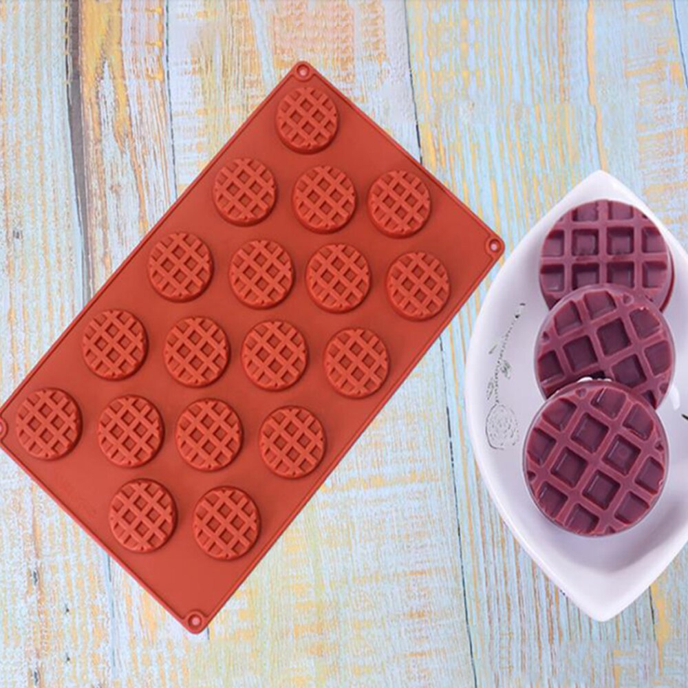 Ronde Diy Keukengerei Bakken Lade Wafel Vorm Siliconen Biscuit Mold