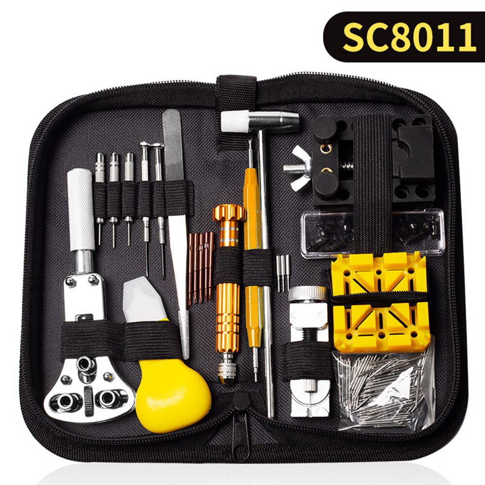147pcs/set Watch Repair Tool Kit Watch Case Opener Link Remover Screwdriver Repair Tools Kit Watchmaker Tools: SC8011