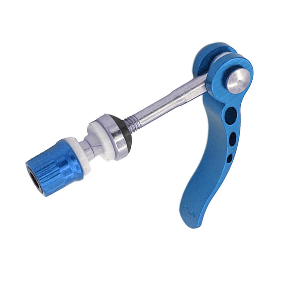 Aluminium Alloy Bicycle Quick Release Bike Seat Post Clamp Seatpost Mountain Bike Seat Tube Clamp Bicycle Accessories: Blue