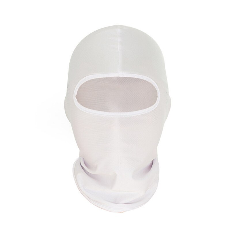 Outdoor Ski Motorcycle Cycling Balaclava Full Face Mask Neck Ultra Thin CZ-012 Sun Face Shield: F