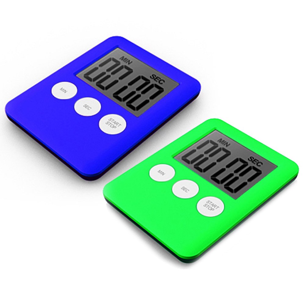 Lcd digital badeværelse vandtæt bruser timer 7*5.3*0.9cm abs holdbart mærke og