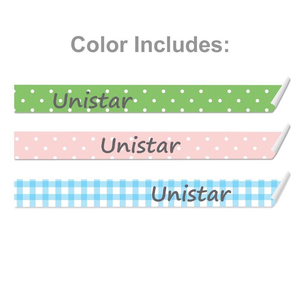 Unistar TZe 12mm Lovely Pattern Tapes Compatible for Brother p-touch printers Ribbon Flower Pattern Ptouch Label Maker