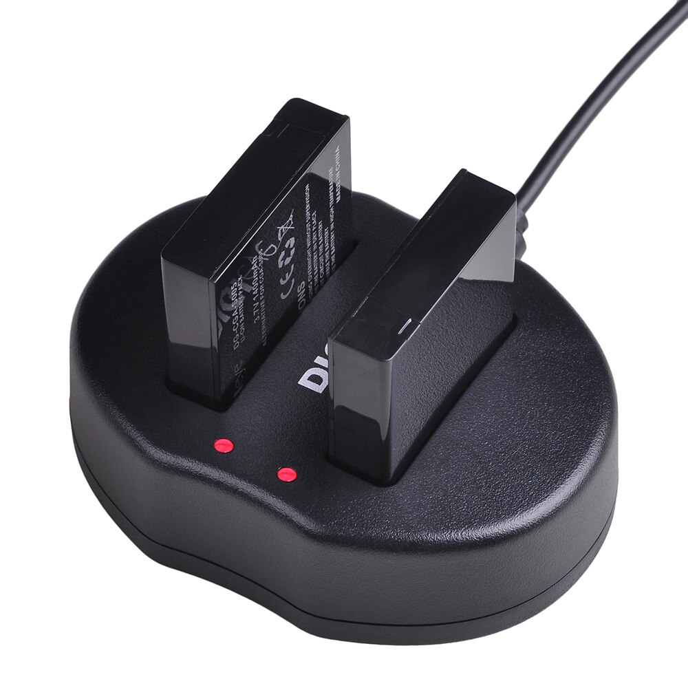 2Pcs CGA-S005 DMW-BCC12 Battery + Dual USB Charger for Panasonic Lumix DMC FX1 FX3 FX8 FX9 FX10 FX12 FX50 FX100 LX1 LX2 LX3