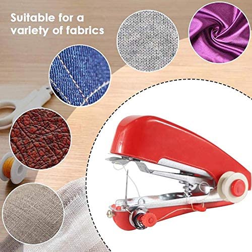 Portable Mini Manual Sewing Machine Simple Operation Sewing Tools Home Quick Handy Stitch Embroidery Portable Needlework Tool