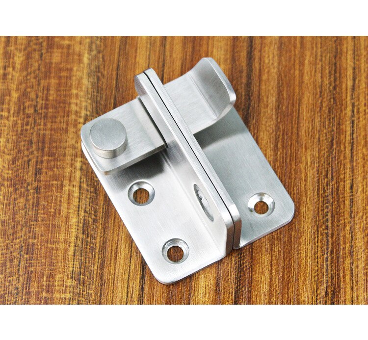 Turn On Left / Right Brief Simple Bolt Anti-theft Security Door Thick Stainless Steel Thicken Bolt Locker Lock Hasp