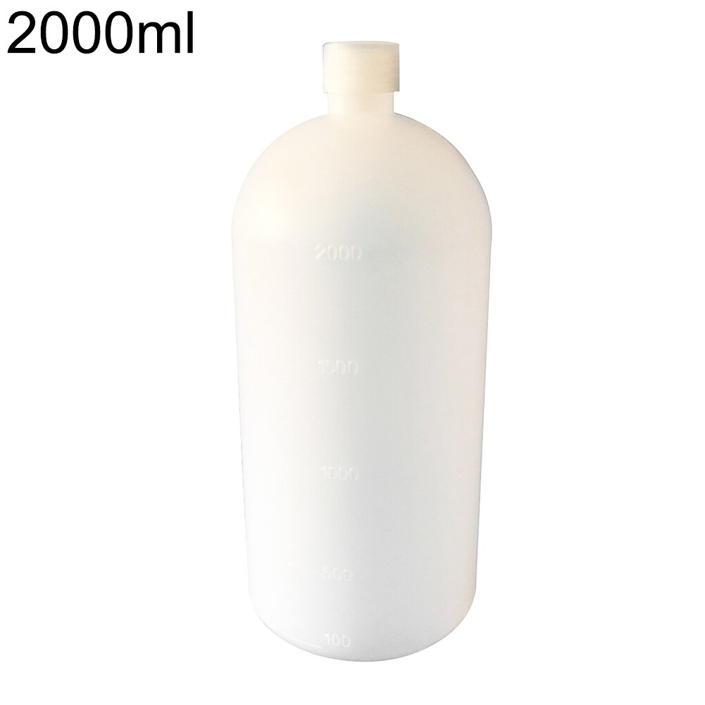 2000ml Clear Plastic Lab Seal Chemical Bottle Sample Bottle Storage Container: Default Title