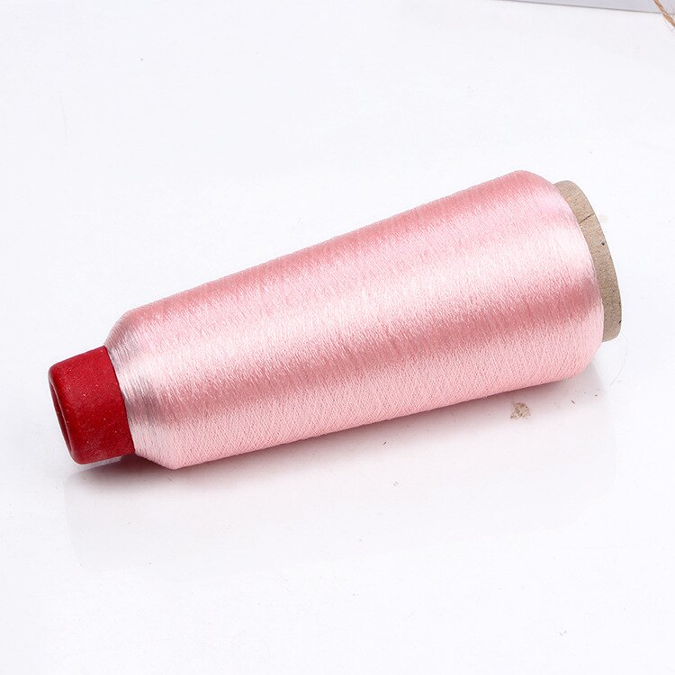 Manual Knitting Thread Bright Silk Gold Thread Silver Thread Computer Embroidery Cross Stitch Silk Thread DIY Production3600M: Pink