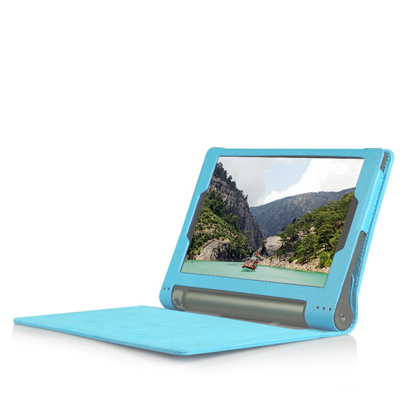 Flip Stand PU Leather Cover Case for Lenovo Yoga Tab 3 8.0 850F Yoga Tab3 8 YT3-850F YT3-850M Tablet Cover Case Capa Funda Glass