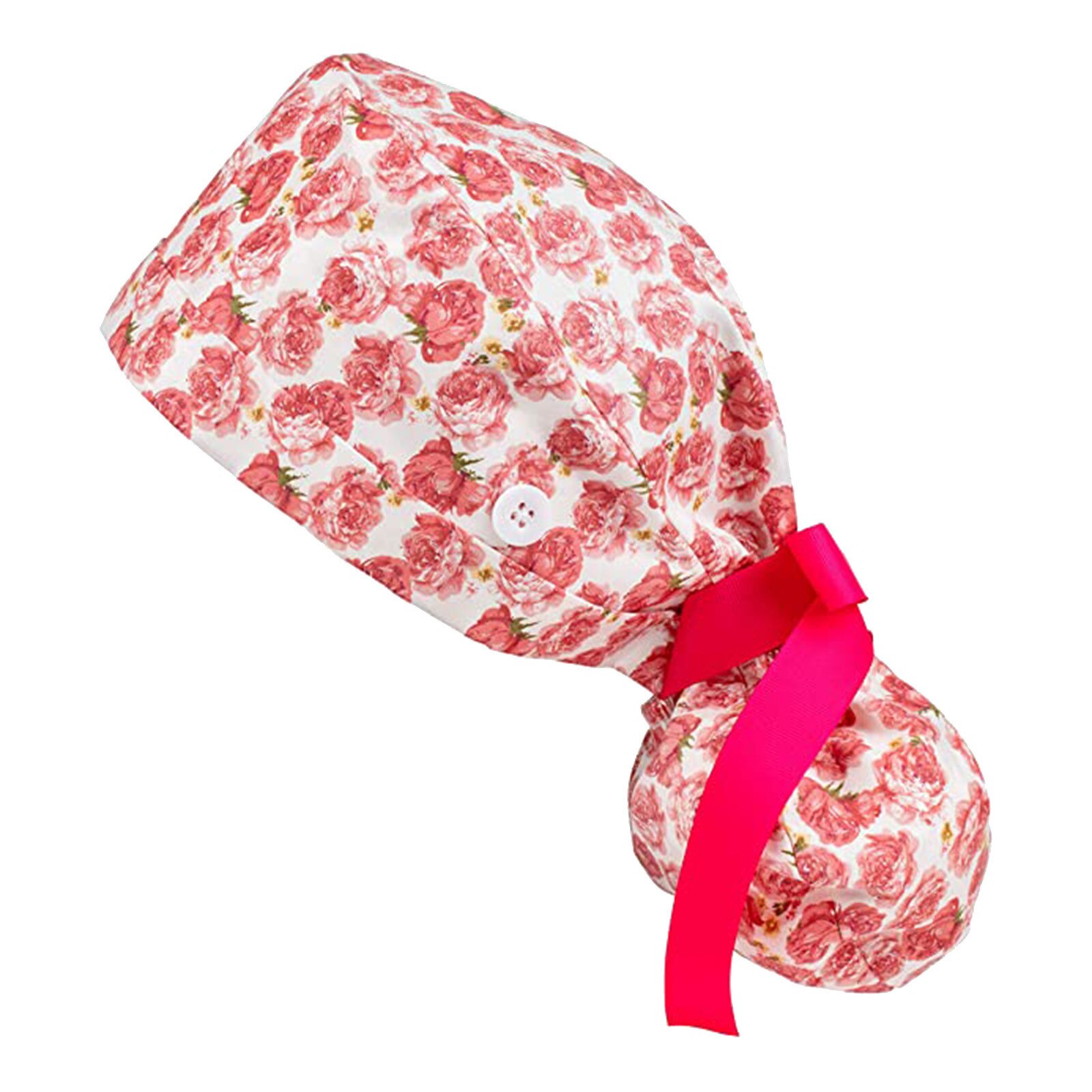 Calot de chirurgie pour femme, 3 pièces, chapeau d'infirmière en coton unisexe, casquette de chirurgie, bonnets, boutons, Bouffant, bandeau, chapeau gorros enfermera N *
