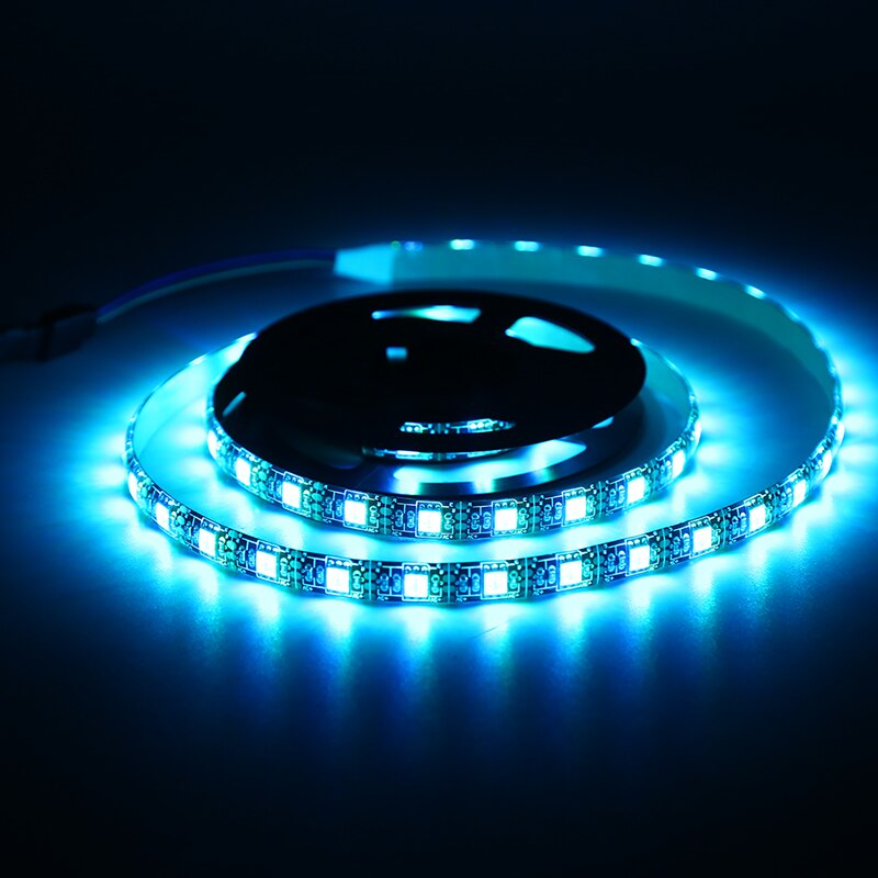 USB LED Strip Light White TV Backlight Lamp Self Adhesive Flexible Tape Wires