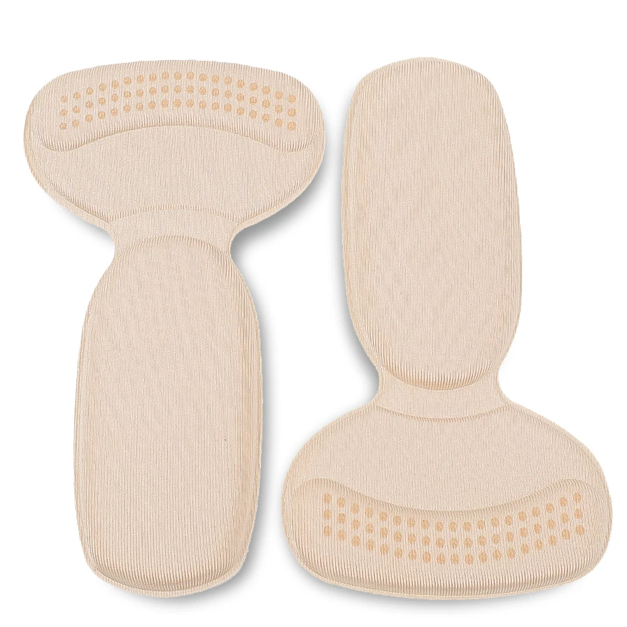 2 stücke High Heel Pads für Sandalen Schuhe in lagen verstellbare Anti wear Kissen Einlegesohlen Füße Einsatz Einlegesohle Heels Pad Protector Vorfuß: Beige