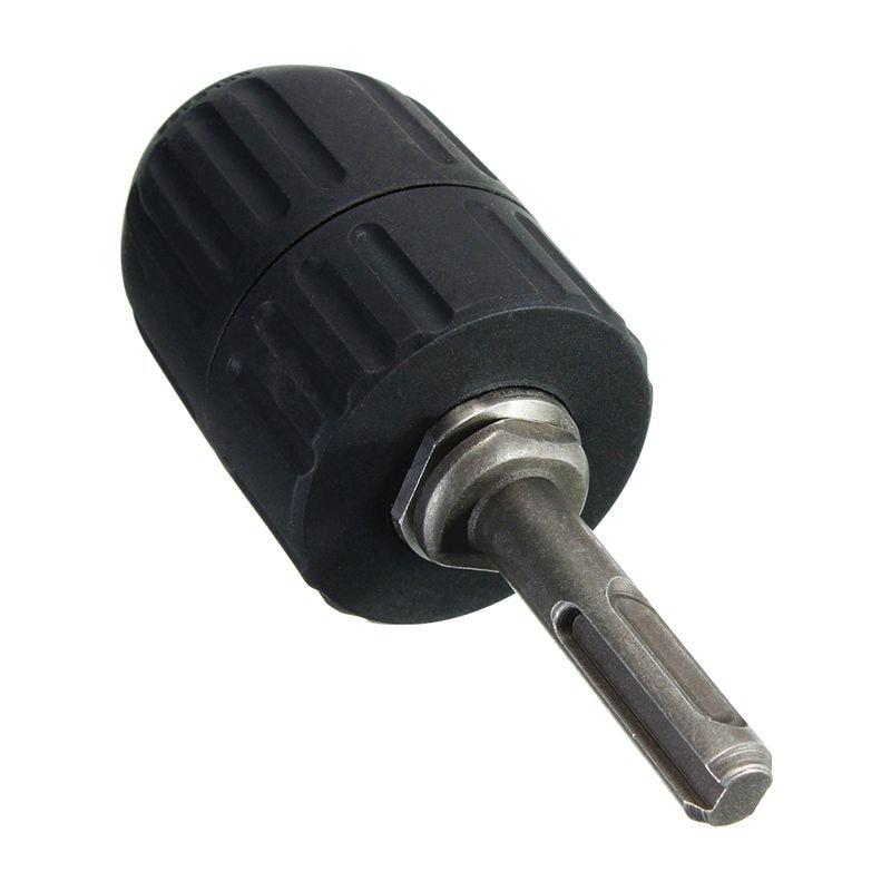 1M HSS Keyless Drill Chuck with SDS Adaptor Hardware Tool Part,black: Default Title